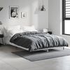 vidaXL Cadre de lit sans matelas gris béton 120x190 cm