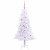 vidaXL Sapin de No&euml;l artificiel avec 150 LED Blanc 150 cm PVC et Acier