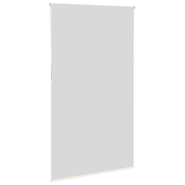 vidaXL Store enrouleur occultant blanc cass&eacute; 130x210 cm largeur tissu
