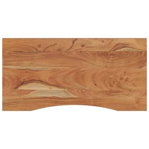 vidaXL Dessus de bureau 120x60x2,5 cm rectangulaire bois massif acacia