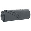 vidaXL plaid Gris fonc&eacute; 350 x 270 cm 1.3 kg Polaire