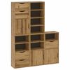 vidaXL Armoires lat&eacute;rales 5 pcs ODDA 40x24x79 cm bois massif pin