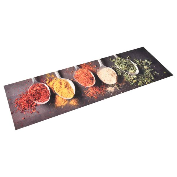vidaXL Tapis de cuisine lavable Cuillères 60x300 cm