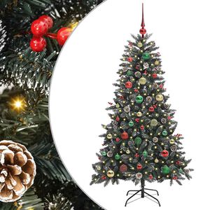 vidaXL Sapin de No&euml;l artificiel Vert 150 cm PVC, plastique et acier