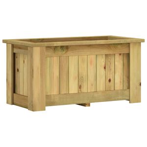 vidaXL Jardini&egrave;re sur&eacute;lev&eacute;e 100x50x50 cm Bois de pin impr&eacute;gn&eacute;
