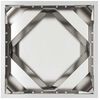 vidaXL Jardini&egrave;re Argent 40 x 40 x 40 cm Acier inoxydable