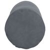 vidaXL Coussins d'accent 2 pcs Gris foncé Ø 15 x 40 cm