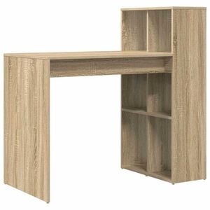 vidaXL Bureau Ch&ecirc;ne Sonoma 108 x 55 x 103.5 cm Bois d'ing&eacute;nierie