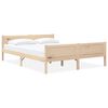 vidaXL Cadre de lit sans matelas bois massif de pin 160x200 cm