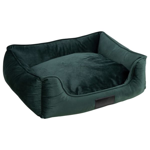 DISTRICT70 Lit pour animaux de compagnie VELURO Vert S