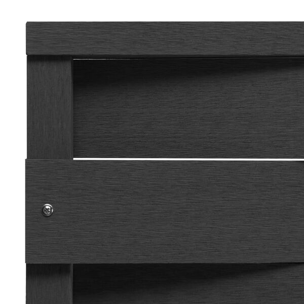 vidaXL Panneau de cl&ocirc;ture WPC 170x180 cm noir