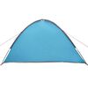 vidaXL Tente de camping avec toit Bleu 308 x 268 x 130 cm Polyester