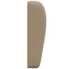 vidaXL Oreille de t&ecirc;te de lit Marron 80 x 23 x 6 cm PVC