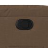 vidaXL Fauteuil inclinable Marron Tissu