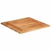 vidaXL Dessus de table bois massif d'acacia 25-27 mm 80x80 cm