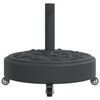 vidaXL Base de parasol avec roues pour m&acirc;ts &Oslash;38 / 48 mm 27 kg rond