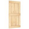 vidaXL Porte NARVIK Naturel 100 x 210 cm Bois de pin massif