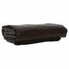 vidaXL B&acirc;che 650g / m&sup2; Marron 1,5 x 10 m Toile avec rev&ecirc;tement en PVC