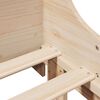 vidaXL Cadre de lit sans matelas 100x200 cm bois massif de pin