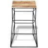vidaXL Tabouret de bar Bois de manguier massif