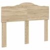 vidaXL Cadre de lit Ch&ecirc;ne Sonoma 135 x 190 cm Bois de pin massif