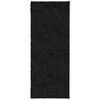 vidaXL Tapis shaggy PAMPLONA poils longs moderne noir 80x200 cm