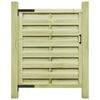 vidaXL Portillon Bois de pin impr&eacute;gn&eacute; 100x125 cm Vert