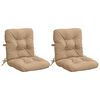 vidaXL Coussins de Chaise &agrave; Dossier Haut en 2 Pi&egrave;ces VIANEN 2 pc