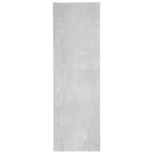 vidaXL Tapis HUARTE &agrave; poils courts doux et lavable gris 80x250 cm