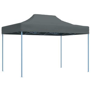 vidaXL Tente de r&eacute;ception pliable 3x4 m Acier Anthracite