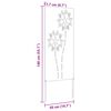 vidaXL &Eacute;cran de confidentialit&eacute; de jardin Fretwork Rouill&eacute; 50 x 140 cm