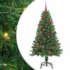 vidaXL Sapin de No&euml;l artificiel Vert 150 cm PVC, Acier et Plastique