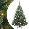 vidaXL Sapin de No&euml;l artificiel avec 150 LED Vert 150 cm PE et PVC