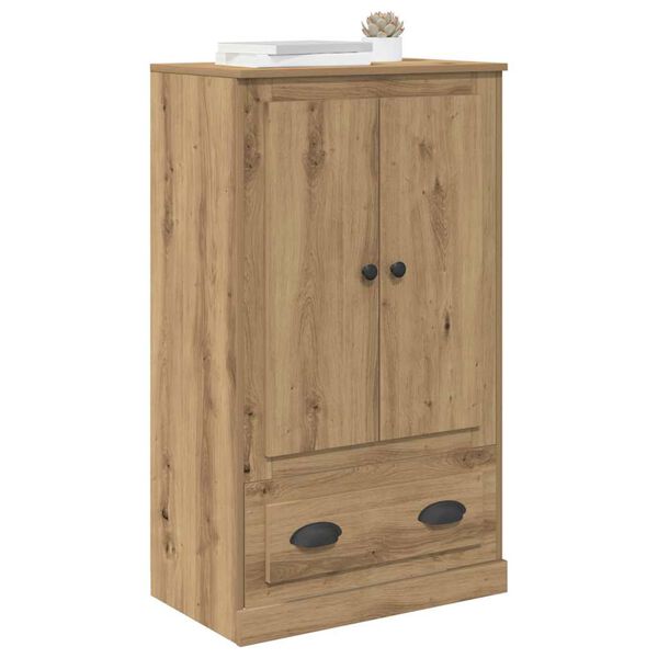 vidaXL Haut Armoire avec tiroir Ch&ecirc;ne artisanal 60 x 35,5 x 103,5 cm
