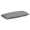 vidaXL Coussin de Dos Gris clair 120 x 19 x 50 cm tissu