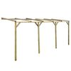 vidaXL B-Stock Pergola inclin&eacute;e 2x5x2,2 m Bois massif de pin impr&eacute;gn&eacute;