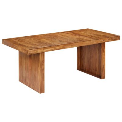 vidaXL Table de salle à manger 180x90x75 cm Bois solide d'acacia