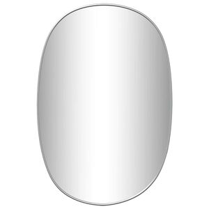 vidaXL Miroir mural Argent&eacute; 50x35 cm