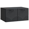 vidaXL Meuble TV mural Noir 59,5 x 41 x 30 cm Bois d'ing&eacute;nierie