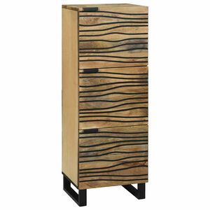 vidaXL Highboard Marron 40 x 33 x 110 cm bois de manguier massif
