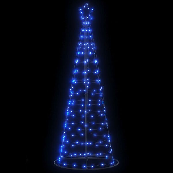 vidaXL Sapin de No&euml;l &agrave; LED 200 LED bleu 180 cm