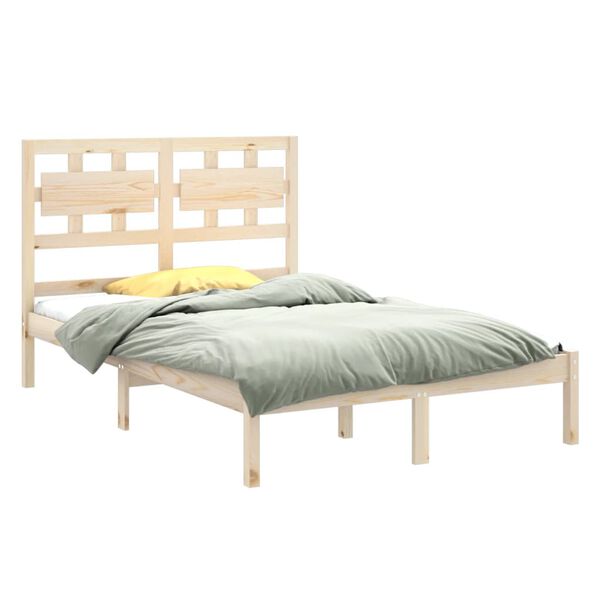 vidaXL Cadre de lit sans matelas 120x200 cm bois massif