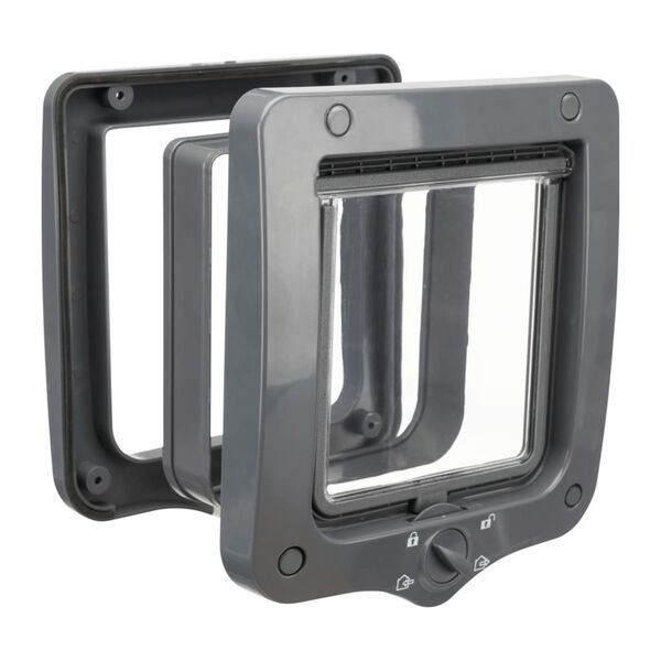 TRIXIE Chatières à 4 modes avec 2 tunnels Gris