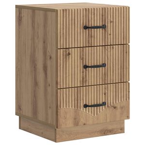 vidaXL Cabinet de chevet Ch&ecirc;ne artisanal 43 x 41 x 63,5 cm