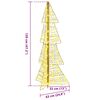 vidaXL Sapin de No&euml;l avec 100 LED Blanc chaud 120 cm PET
