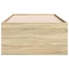 vidaXL Lit de jour avec tiroirs sans matelas ch&ecirc;ne sonoma 90x190 cm
