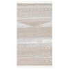vidaXL Tapis Beige 120x180 cm Coton