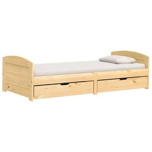 vidaXL Lit de jour avec 2 tiroirs sans matelas IRUN 90x200 cm