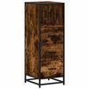 vidaXL Armoire de bain ch&ecirc;ne fum&eacute; 35x37,5x100cm bois d'ing&eacute;nierie