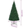 vidaXL Sapin de No&euml;l Vert 400 cm PVC